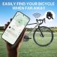MiLi MiBell Android Trackable Copper Bicycle Bell - звънец за колело с вградено устройство за намиране на изгубени вещи чрез Android Find My Dvice (черен) thumbnail 4