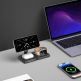 Blavec E20 3-in-1 Fst Wireless Charger 15W - тройна поставка (пад) за безжично зареждане за iPhone с MagSafe, Apple Watch, AirPods и Qi съвместими мобилни устройства (черен) thumbnail 2