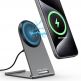 Blavec Qi2 Wireless Fast Charger Stand 15W - сгъваема алуминиева поставка за безжично зареждане за iPhone с MagSafe и Qi2 съвместими мобилни устройства (сребрист) thumbnail