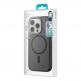 Benks Magnetic Mist Metal Frame Case - хибриден удароустойчив кейс с MagSafe за iPhone 16 Pro Max (черен) thumbnail 11