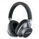Karl Lagerfeld Saffiano Metal Logo ANC ENC Wireless Over-Ear Headphones - безжични блутут слушалки с активна изолация на околния шум (черен) thumbnail