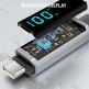 4smarts DigitCord USB-C to USB-C 100W Cable - здрав кабел с въжена оплетка и дисплей, за зареждане на устройства с USB-C порт (150 см) (сив) thumbnail 5