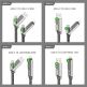 4smarts USB-C Flat ComboCord Cable 240W With Keyring Cable Set - комплект многофункционален кабел за USB-C, Lightning и USB-A стандарти и кабел тип ключодържател (150 см) (тъмносив)  thumbnail 7