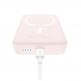 Baseus Magnetic Mini Air Wireless Charging Power Bank 10000 mAh 20W (P10059001413-00) - преносима външна батерия с USB-C порт и безжично зареждане с MagSafe (розов) thumbnail 2