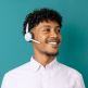 JLAB Go Work Pop On-Ear Wireless Headset With Mic - безжични Bluetooth слушалки с вграден микрофон за мобилни устройства (лилав) (нарушена опаковка) thumbnail 5