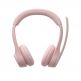 Logitech Zone 300 Wireless Headphones with Noise-Cancelling Mic - безжични Bluetooth слушалки с вграден микрофон за мобилни устройства (розов) thumbnail 4