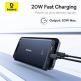 Baseus PicoGo Digital Display Power Bank 20W 10000 mAh - външна батерия с 1xUSB-A и 2xUSB-C изходи с технология за бързо зареждане (черен)  thumbnail 2
