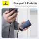Baseus PicoGo Digital Display Power Bank 20W 10000 mAh - външна батерия с 1xUSB-A и 2xUSB-C изходи с технология за бързо зареждане (черен)  thumbnail 4