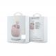 Guess Printed Classic Logo Stereo TWS Headset - безжични блутут слушалки със зареждащ кейс за мобилни устройства (розов) thumbnail 4