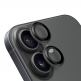 OBALME Tempered Glass Camera Lens Protector - предпазни стъклени лещи за камерата на iPhone 16, iPhone 16 Plus (черен) thumbnail
