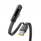 Baseus MVP 3 Angled USB-A to USB-C Data Cable 100W - USB-A към USB-C кабел за устройства с USB-C порт (200 см) (черен) thumbnail 2