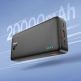 Baseus Airpow Fast Charging Power Bank 20W 20000 mAh - външна батерия с 1xUSB-A и 1xUSB-C изходи с технология за бързо зареждане (черен)  thumbnail 11