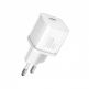Baseus GaN5S USB-C PD Fast Wall Charger 30W (P10162504213-00) - захранване за ел. мрежа с USB-C изход с технология за бързо зареждане (бял) thumbnail