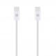 OBALME Super Fast USB-C to USB-C Braided Cable 60W - кабел с въжена оплетка и бързо зареждане за устройства с USB-C порт (100 см) (бял) thumbnail