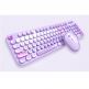 MOFII Lovely Wireless Keyboard and Mouse Set 2.4 GHz- комплект безжични клавиатура и мишка (лилав) thumbnail 5