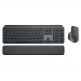 Logitech MX Keys S Combo Keyboard With Mouse for Mac US Intl - комплект безжична мишка, безжична клавиатура и eргономична поставка за китките за Mac (тъмносив) thumbnail