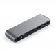 Satechi USB-C Mobile Pro Hub SD - мултифункционален хъб за свързване на допълнителна периферия за iPad Pro, iPad Air и мобилни устройства (тъмносив) thumbnail