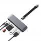 Satechi USB-C Mobile Pro Hub SD - мултифункционален хъб за свързване на допълнителна периферия за iPad Pro, iPad Air и мобилни устройства (тъмносив) thumbnail 5