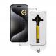 Tactical Impact Barrier For Rookies Tempered Glass - калено стъклено защитно покритие за дисплея на iPhone 15 Pro Max (черен-прозрачен)  thumbnail