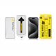 Tactical Impact Barrier For Rookies Tempered Glass - калено стъклено защитно покритие за дисплея на iPhone 15 Pro Max (черен-прозрачен)  thumbnail 4
