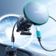 Joyroom Qi2 Magnetic Wireless Vent Car Charge Holder 15W - поставка за радиаторa на кола с безжично зареждане за iPhone с Magsafe (черен) thumbnail 8
