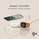 Satechi OntheGo 2-in-1 Qi2 Magnetic Wireless Charging Pad 15W - двойна поставка (пад) за безжично зареждане за iPhone с Magsafe и Apple Watch (бежов) thumbnail 7