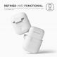 Elago Airpods Silcone Case - силиконов калъф за Apple Airpods (бял) thumbnail 4