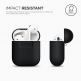 Elago Airpods Silcone Case - силиконов калъф за Apple Airpods (черен) thumbnail 2