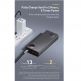 Външна батерия с 2xUSB-A и 1xUSB-C изходи и технология за бързо зареждане - Baseus Adaman Metal Digital Display Power Bank 65W 20000 mAh (PPIMDA-D01) (черен) thumbnail 10