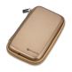 4smarts Set Box with Zipper - стилен органайзер за смартфон до 5 инча, кабели, слушалки и др. (златист) thumbnail
