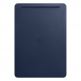 Apple Leather Sleeve - оригинален кожен калъф, тип джоб и отделение за Apple Pencil за iPad Pro 12.9 (тъмносин) thumbnail 2