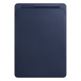 Apple Leather Sleeve - оригинален кожен калъф, тип джоб и отделение за Apple Pencil за iPad Pro 12.9 (тъмносин) thumbnail 3