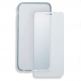 4smarts 360° Protection Set - тънък силиконов кейс и стъклено защитно покритие за дисплея на LG Q6 (прозрачен) thumbnail 2