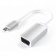 Satechi Aluminum USB-C to VGA Adapter - адаптер за свързване от USB-C към VGA (сребрист) thumbnail