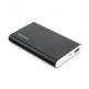 Platinet Power Bank 10000 mAh - външна батерия с USB изход за таблети и смартфони (черен-бял) thumbnail