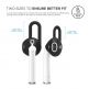 Elago Airpods Earhooks - антибактериални силиконови калъфчета за Apple Airpods (черен) (4 броя) thumbnail 2