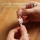 Elago Airpods Earhooks - антибактериални силиконови калъфчета за Apple Airpods (розов) (4 броя) thumbnail 5