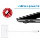 Macally 3.1 USB-C to USB-A Hub & Ethernet - USB хъб с 3 USB изхода и Ethernet порт за устройства с USB-C thumbnail 2