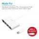 Macally 3.1 USB-C to USB-A Hub & Ethernet - USB хъб с 3 USB изхода и Ethernet порт за устройства с USB-C thumbnail 3