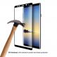 Eiger 3D Glass Case Friendly Curved Tempered Glass - калено стъклено защитно покритие с извити ръбове за целия дисплея на Samsung Galaxy Note 8 (черен-прозрачен) thumbnail 4