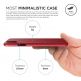 Elago Origin Case - тънък полипропиленов кейс (0.3 mm) за iPhone XS, iPhone X (червен) thumbnail 4