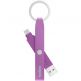 Belkin Mixit Lightning to USB Keychain Cable - кабел тип ключодържател за всички устройства с Lightning порт (лилав-мат) thumbnail