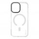 Удароустойчив силиконов (TPU) калъф с MagSafe за iPhone 17 - OBALME MagNetix Bumper MagSafe Case (бял-прозрачен) thumbnail 2