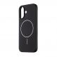 Силиконов (TPU) калъф с MagSafe за iPhone 17 - OBALME MagNetix Matte TPU MagSafe Case (черен) thumbnail