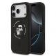 Дизайнерски силиконов кейс с MagSafe за iPhone 17 Pro Max - Karl Lagerfeld Liquid Silicone Karl and Choupette Heads MagSafe Case (черен) thumbnail