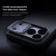 Хибриден удароустойчив кейс за iPhone 17 Pro - Nillkin CamShield Pro Hard Case (черен-прозрачен) thumbnail 4