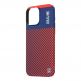 Поликарбонатов кейс за iPhone 16 Pro Max - OBALME Flossy Stripes Hard Case (син-червен) thumbnail