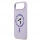 Дизайнерски силиконов кейс с MagSafe за iPhone 17 Air - Karl Lagerfeld Liquid Silicone Karl and Choupette Heads MagSafe Case (лилав) thumbnail 5