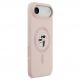 Дизайнерски силиконов кейс с MagSafe за iPhone 17 Air - Karl Lagerfeld Liquid Silicone Karl and Choupette Heads MagSafe Case (розов) thumbnail 4