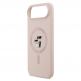 Дизайнерски силиконов кейс с MagSafe за iPhone 17 Air - Karl Lagerfeld Liquid Silicone Karl and Choupette Heads MagSafe Case (розов) thumbnail 5